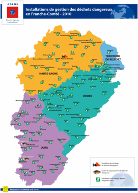 Points de collecte et gestion des déchets dangereux 2011 - Ademe